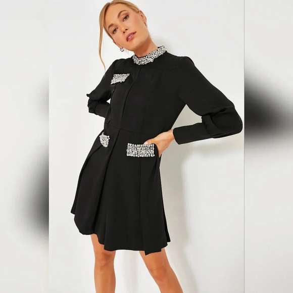 Tuckernuck Embellished Hoyt Dress XXS NWT Holiday Party Formal Glamour Classy - Picture 3 of 13